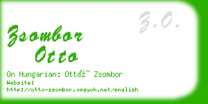 zsombor otto business card